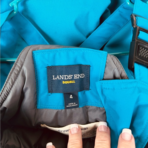 Lands End Squall Bibs Overalls Size 4 - Picture 4 of 6